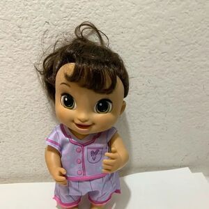 Baby Alive Lulu Achoo Interactive Doll Brown Hair 50+ Reactions Doll
